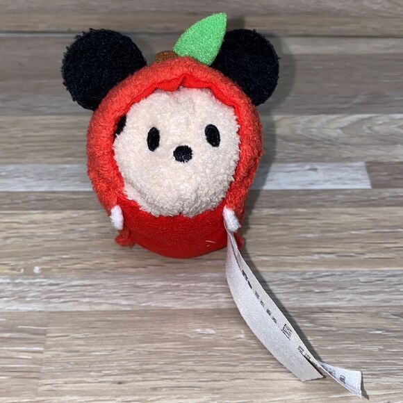 Mickey Mouse Tsum Tsum Apple cosplay New York Big Apple Plush Stuffed Animal - Picture 8 of 8